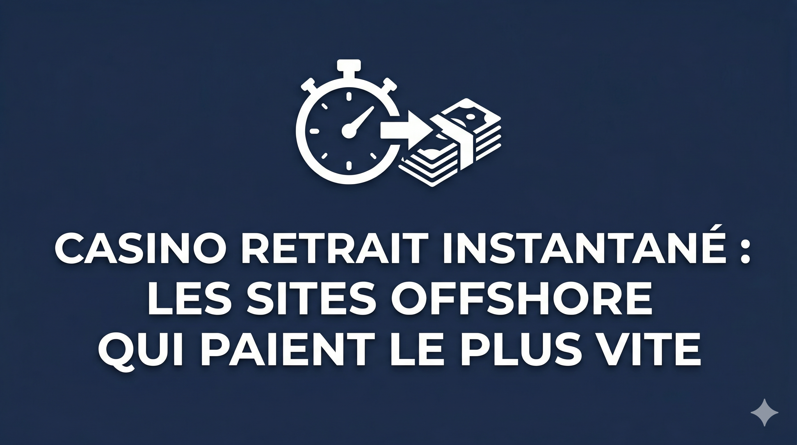 Casino retrait instantané : les sites offshore qui paient le plus vite