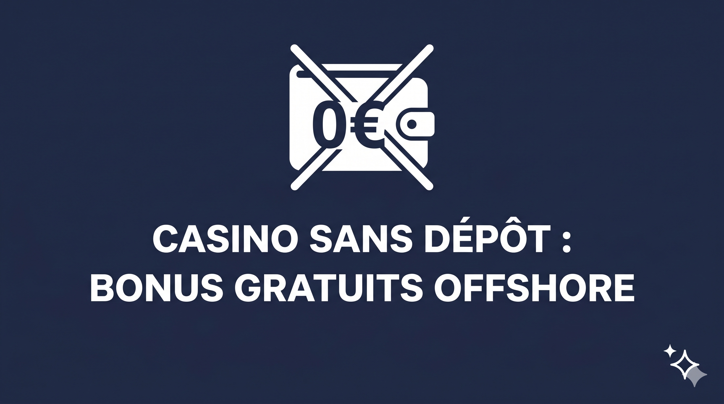 Casino sans dépôt : bonus gratuits sur les sites offshore