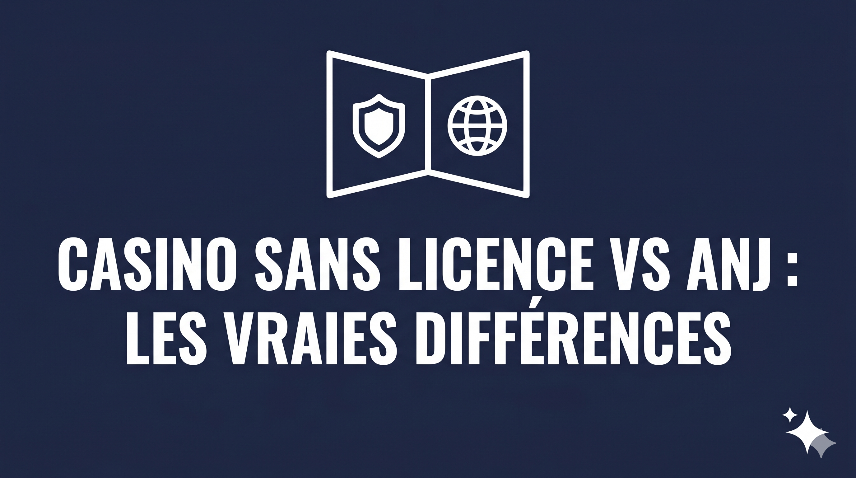 Casino sans licence vs casino ANJ : les différences réelles